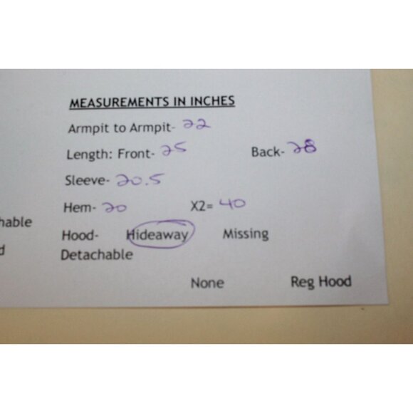 Vtg LL Bean Aspen Anorak Foldable Hiking Backpacking Yellow Rain Coat Jacket M - Picture 13 of 13